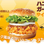【新作グルメ!!】韓国発祥のチキンバーガー「マムズタッチ」より甘辛の驚くべき組み合わせ「ハニーガーリックサイバーガー」が7月12日(金)に新登場🍔🧀💛🧡